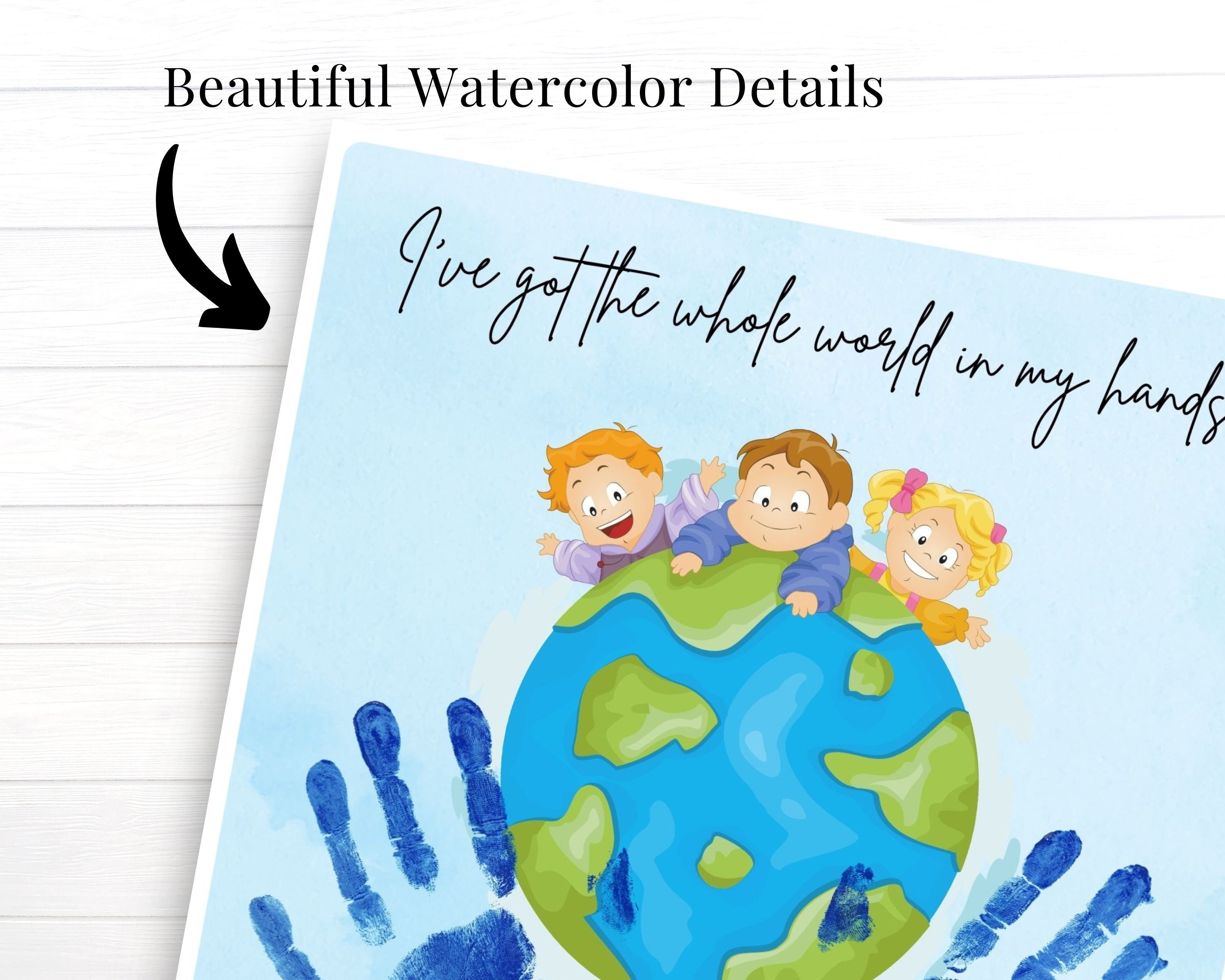 Earth Day Printable Craft for Preschool Toddlers, I've Got the