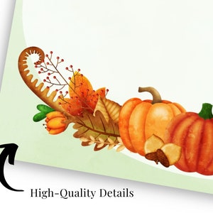 Herfstknutsels voor kleuters, handafdrukkunst peuter, afdrukbare kit, Halloween-knutsels, Thanksgiving-kaarten, herfstactiviteiten voor kinderen afbeelding 3