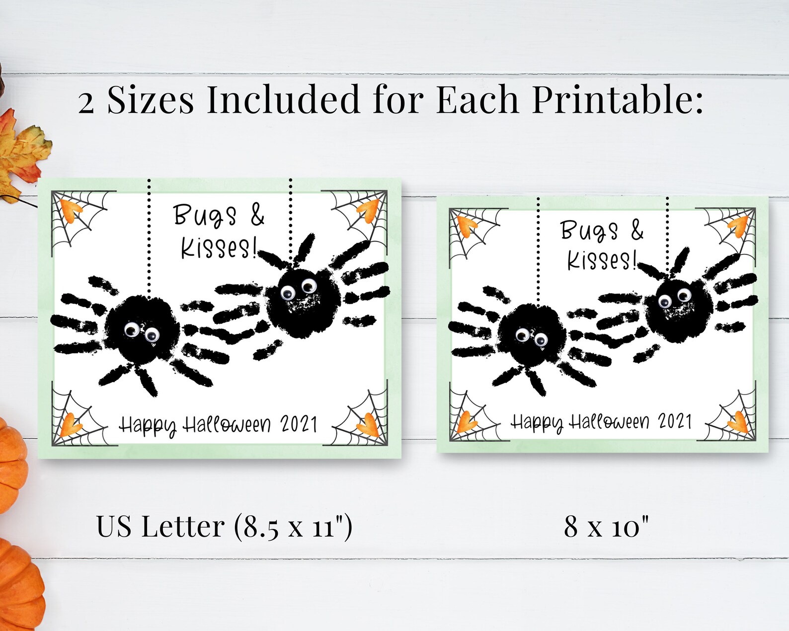Halloween Printables for Kids Preschool Handprint Art | Etsy