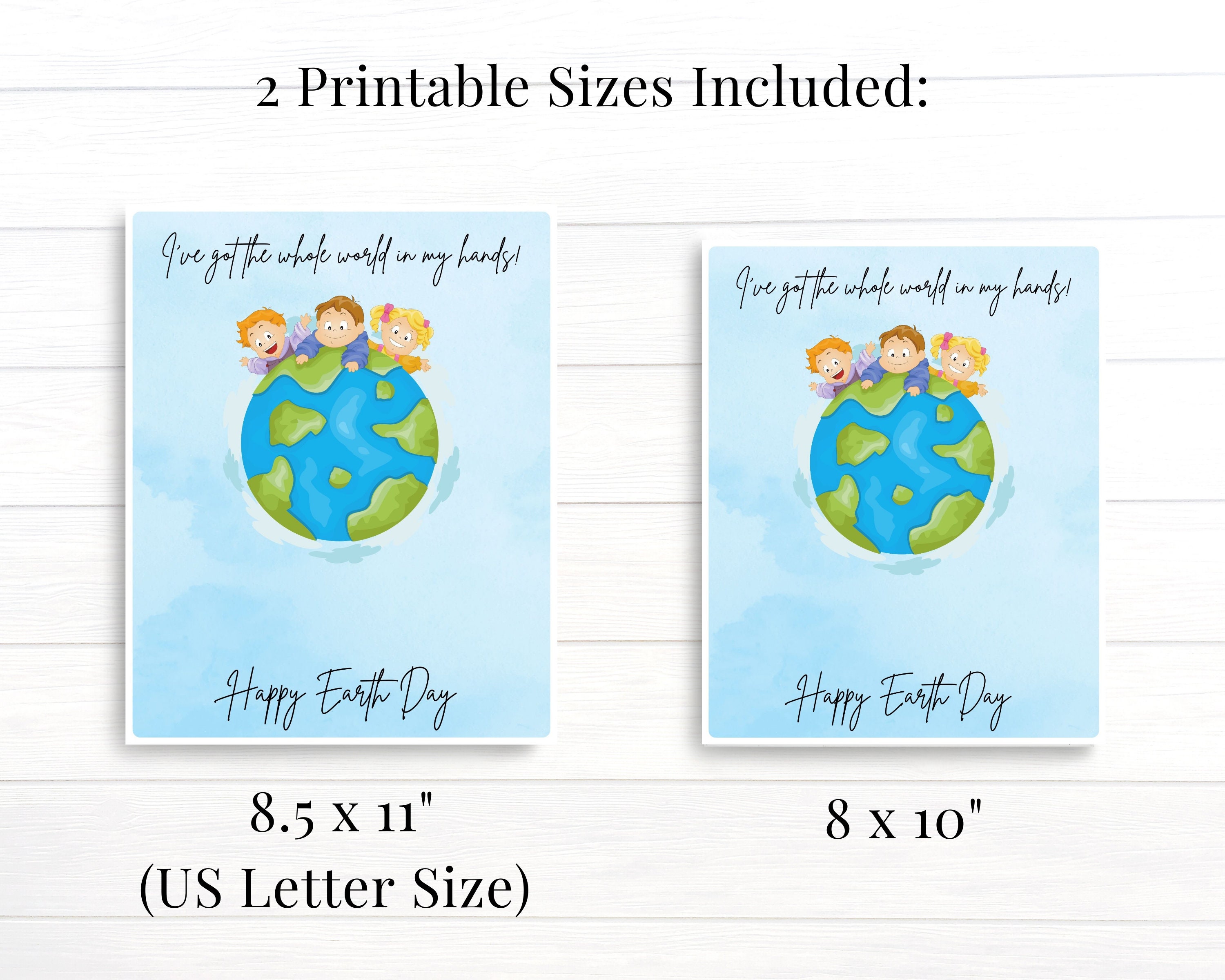 Earth Day Printable Craft for Preschool Toddlers, I've Got the