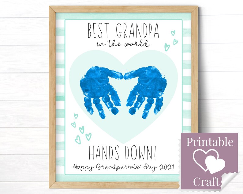 Grandparents Day Gift for Grandpa From Baby or Toddler Etsy