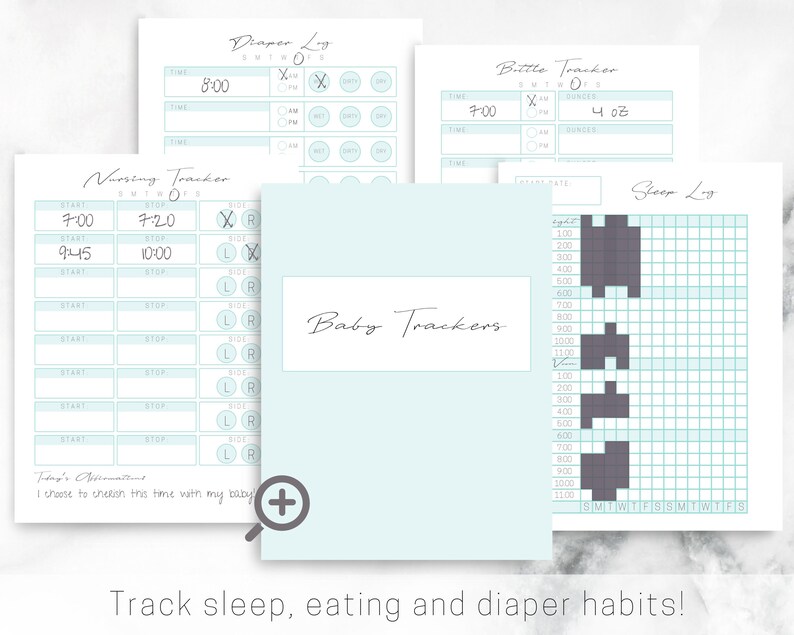 New Mom Planner Printable Journal Inserts Newborn | Etsy