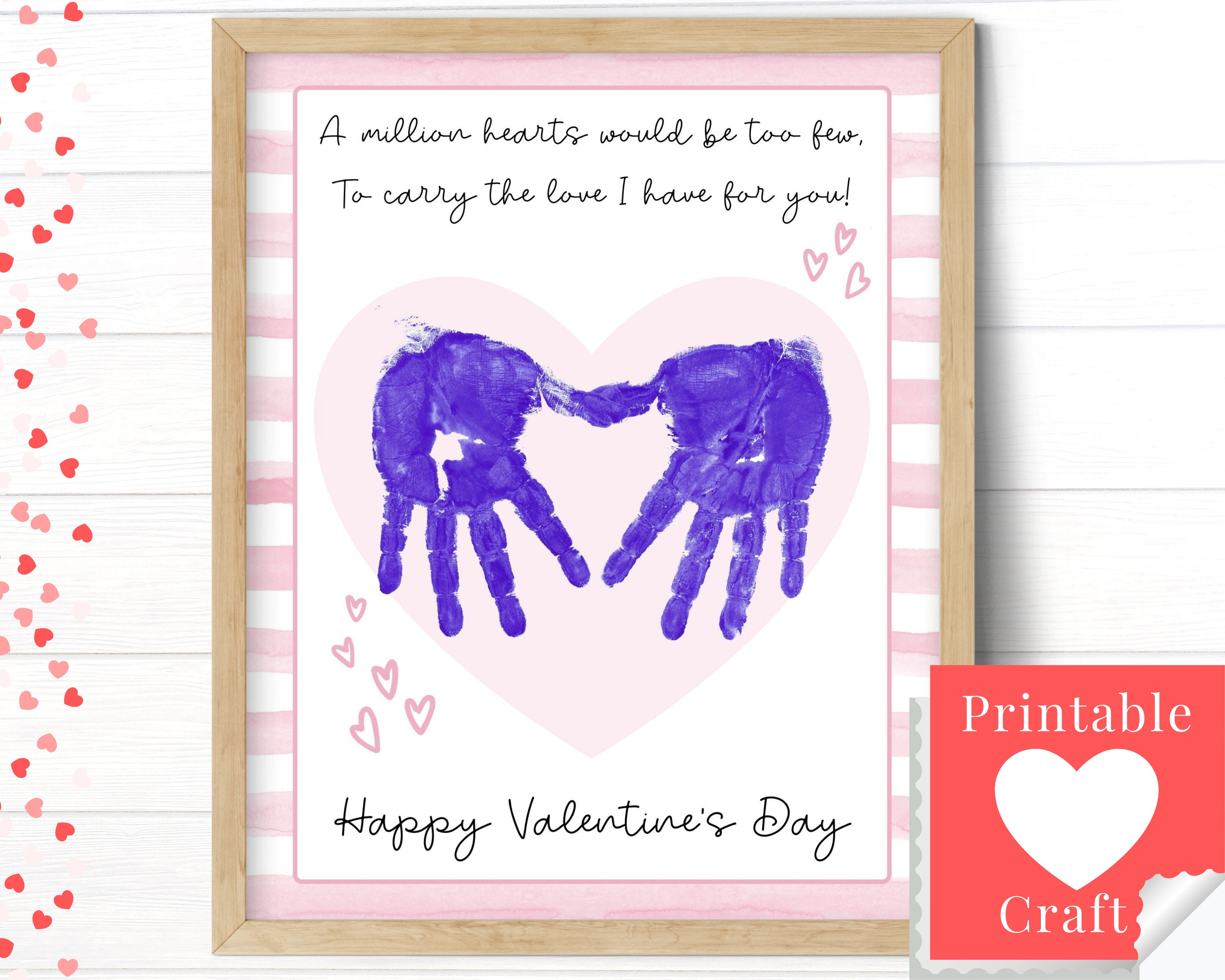 I Love You Gifts for Mom and Dad, Valentines Day Card Template Pack, Easy  Printable Activity for Toddlers, Daycare Preschool Kindergarten 