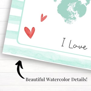 I Will Always Be Your Little Girl Handprint Art Painting Template ...