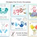Grandparents Day Handprint Flowers, DIY Poem Card From 2 Grandkids ...