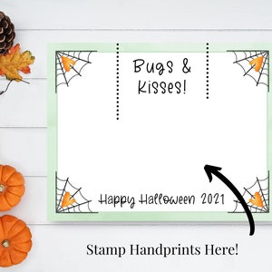 Bugs and Kisses Halloween Printable Toddler Painting - Etsy