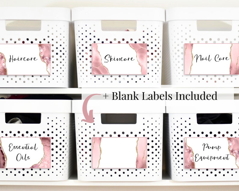 80 Printable Nursery Drawer Labels, New Mom Organization, Baby Girl ...