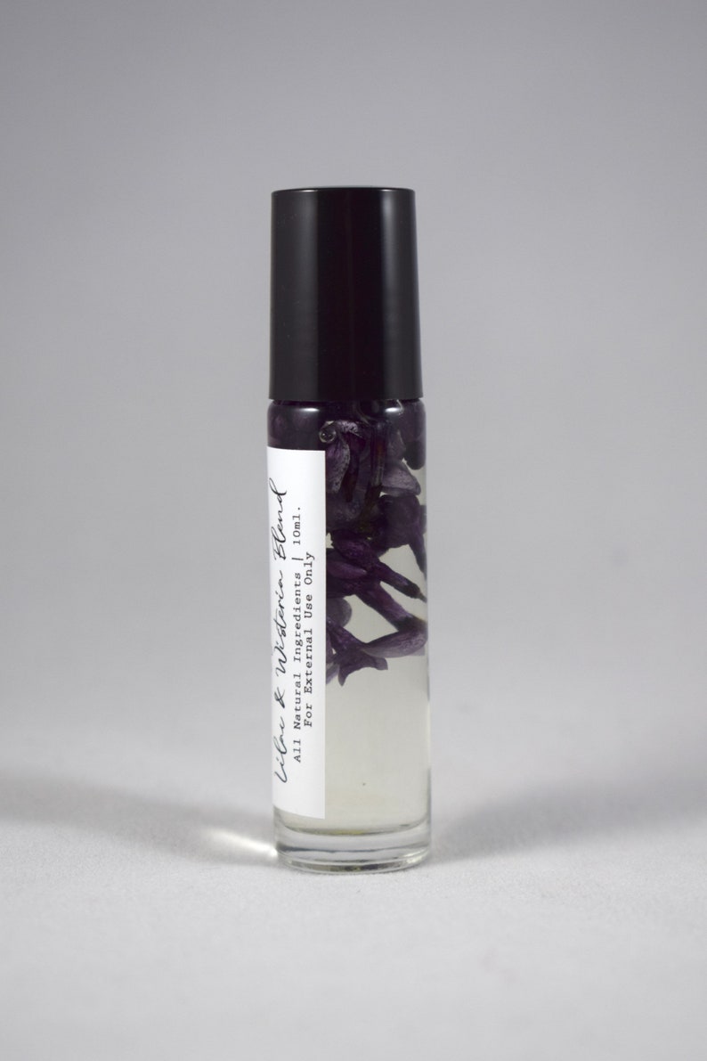 Lilac & Wisteria Perfume Blend In Amethyst Roller All Etsy
