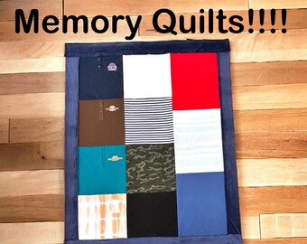 Memory Blanket, Homemade Quilts, Tshirt Quilt, Baby Clothes Quilt, Tshirt Blanket, T Shirt Quilt, Memorial Blanket, Baby Girl Gift, Loss of