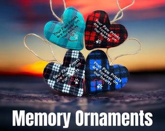 Memory Ornaments, In Memory of Ornaments, Memorial Gifts, Memory Keepsake, Funeral Gift, Sympathy Gift, Bereavement Gift, In Loving Memory