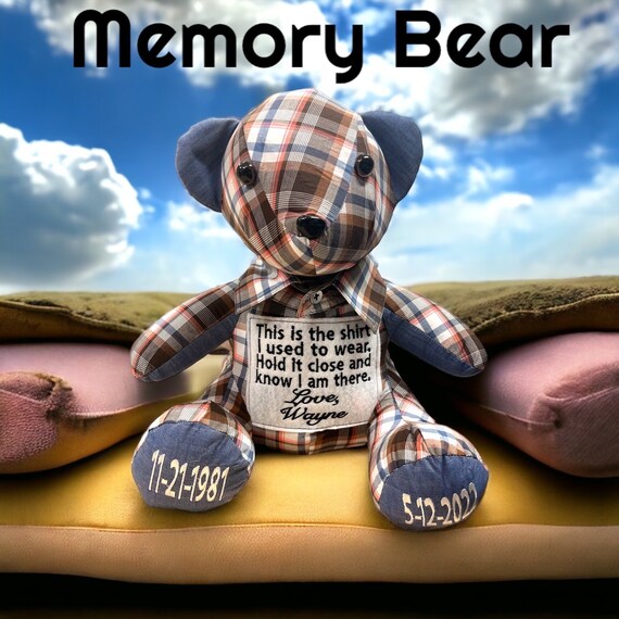 Clothes to Keepsakes: Memory Bears Capture Your Memories – The Patchwork  Bear