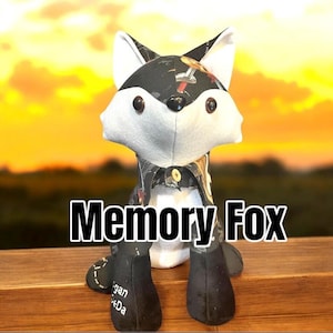 Memory Fox, Loss of Loved One, Keepsake Animal, Custom Memorial Gift, Memorial Keepsake, Memory Gift, Loss of Mother, Memorial Bear, Loss Of