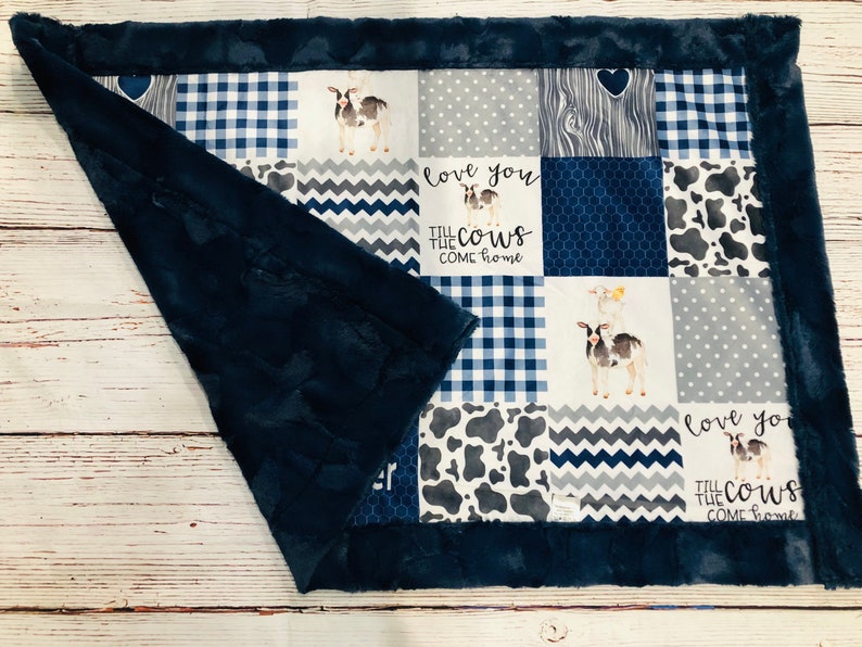 FREE NAME EMBROIDERY-Farm Life Minky Blankets /& Bedding