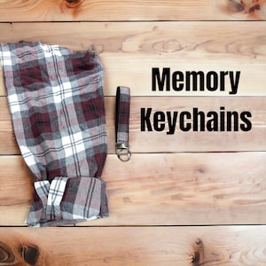 Memory Keychains, Memorial Gifts, Sentimental Gifts, Sympathy Gift, Bereavement Gift, In Loving Memory, Matching Keychains, Keychain for Men