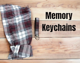 Memory Keychains, Memorial Gifts, Sentimental Gifts, Sympathy Gift, Bereavement Gift, In Loving Memory, Matching Keychains, Keychain for Men