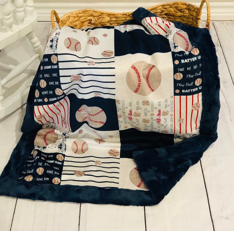 Baseball Throw Blanket - Fleece Designs | Baseball Blankets