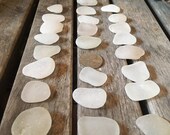 lot of 24 authentic sea tumbled sea glass jewelry grade crafts beach wedding mosaics beach decor costal decor