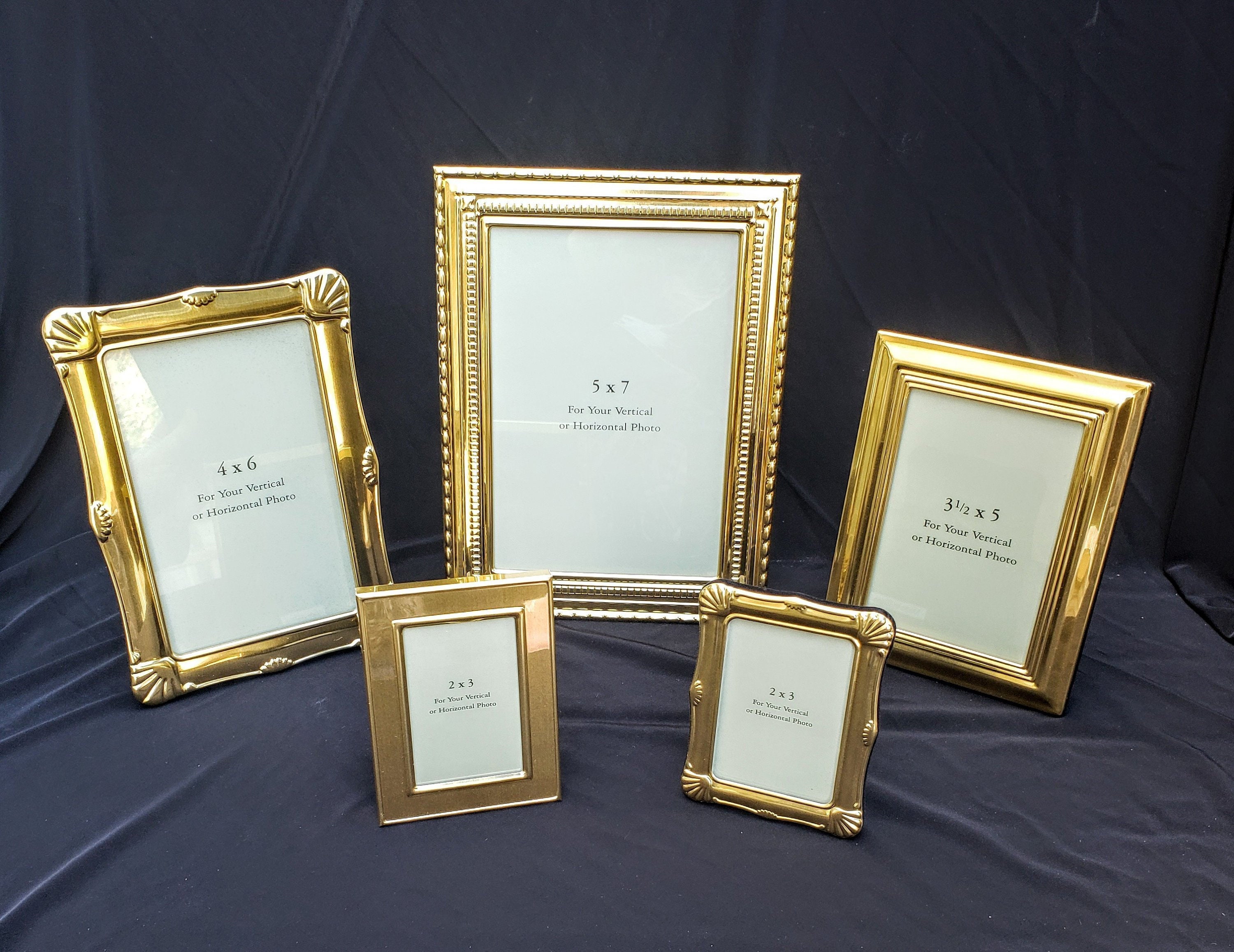 Carr Frames Burnes Of Boston Picture 5 Brass Vintage