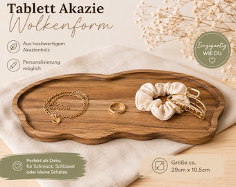 Personalized wooden tray, custom wooden tray, wooden tray with engraving, decorative tray, serving tray, gift idea, present