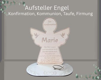 Personalized money gift for Confirmation, Communion, Baptism, or First Communion; Angel stand; Gift for Confirmation, Baptism, or First Communion