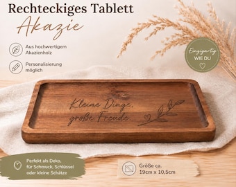 Personalized wooden tray, custom wooden tray, wooden tray with engraving, decorative tray, serving tray, gift idea, present