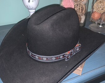 Western style hat band - Wildflower