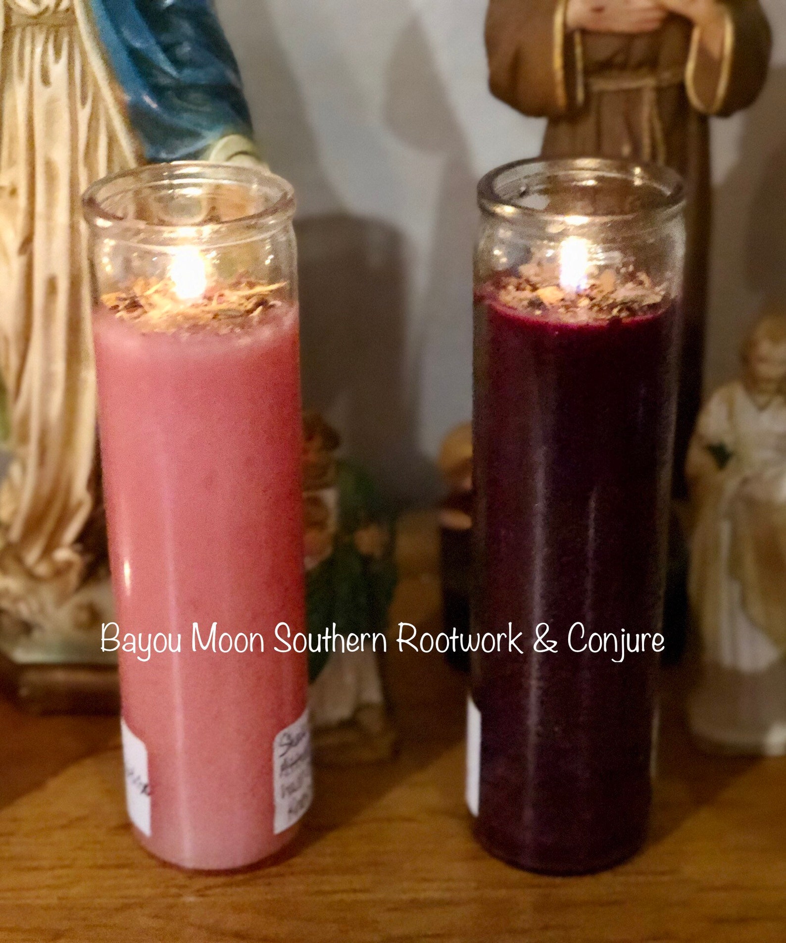 Fixed 7 Day Glass Ritual Candle Etsy