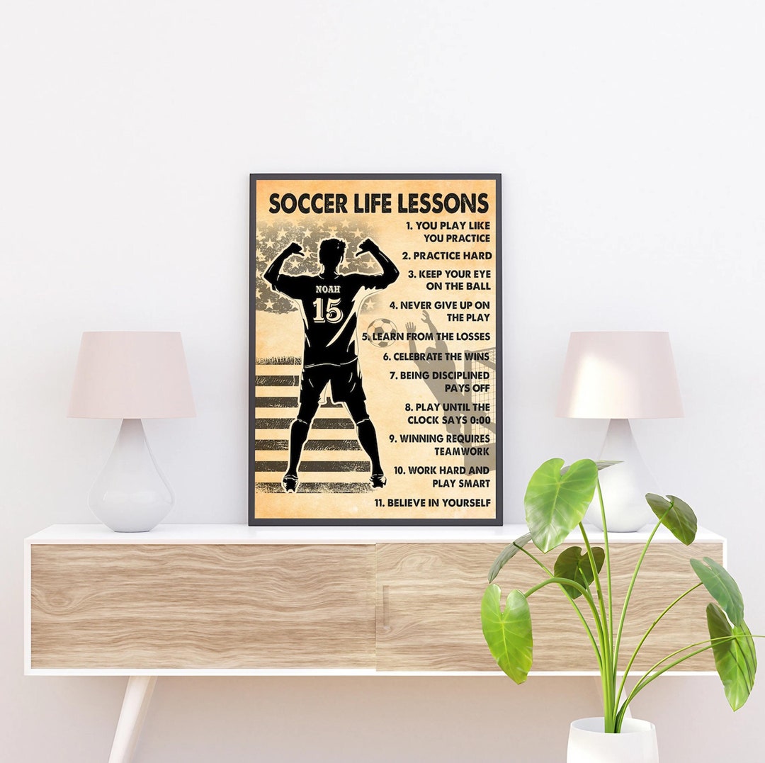 Inspirierende Fußball-Geschenkkarte Aus Edelstahl – Für Jungen, Spieler, Als Motivation