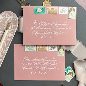 Envelope Addressing | Calligraphy Envelopes | Handwritten Envelopes | Wedding Invitation Envelopes