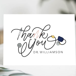 Doctor Thank You Card | Nurse Thank You Card | Doctor Thank You Gift | Nurse Thank You Gift