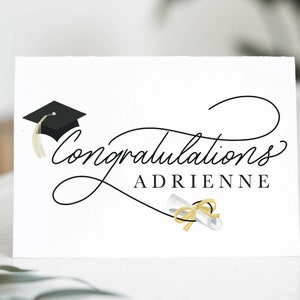 Graduation Card | Congrats Grad Card | Congrats Card | Custom Graduation Card | Congratulations Card | Graduation Gift