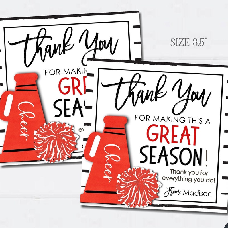 Stickers for Cheer Tags Etsy