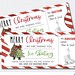 EDITABLE Ice Skating Christmas Gift Coupon, Ice Skating Christmas Gift ...