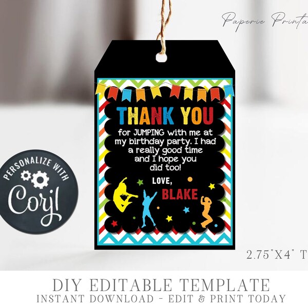 Trampoline Party Favors - Etsy