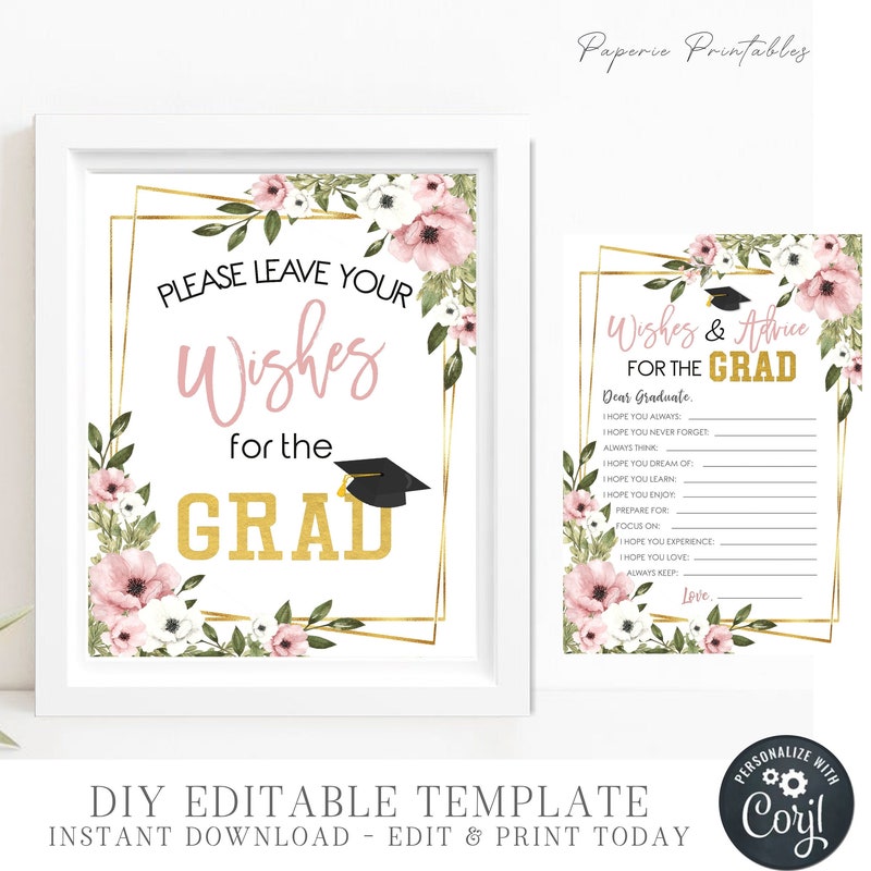 Graduation Advice Cards Etsy