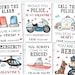 EDITABLE Police Valentine Cards, Kid Valentine Cards, School Valentine ...