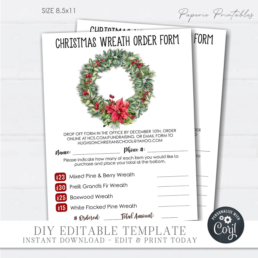 editable-christmas-wreath-fundraising-order-form-wreath-sale-order-form-christmas-wreath-order