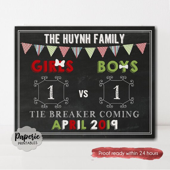 Tie Breaker Pregnancy Announcement