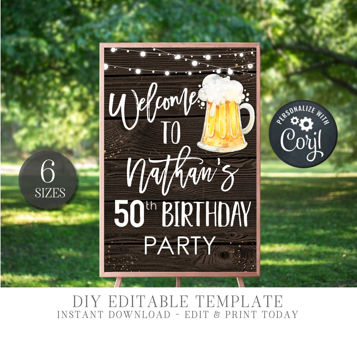 Editable Adult Birthday Party Decoration Birthday Party - Etsy