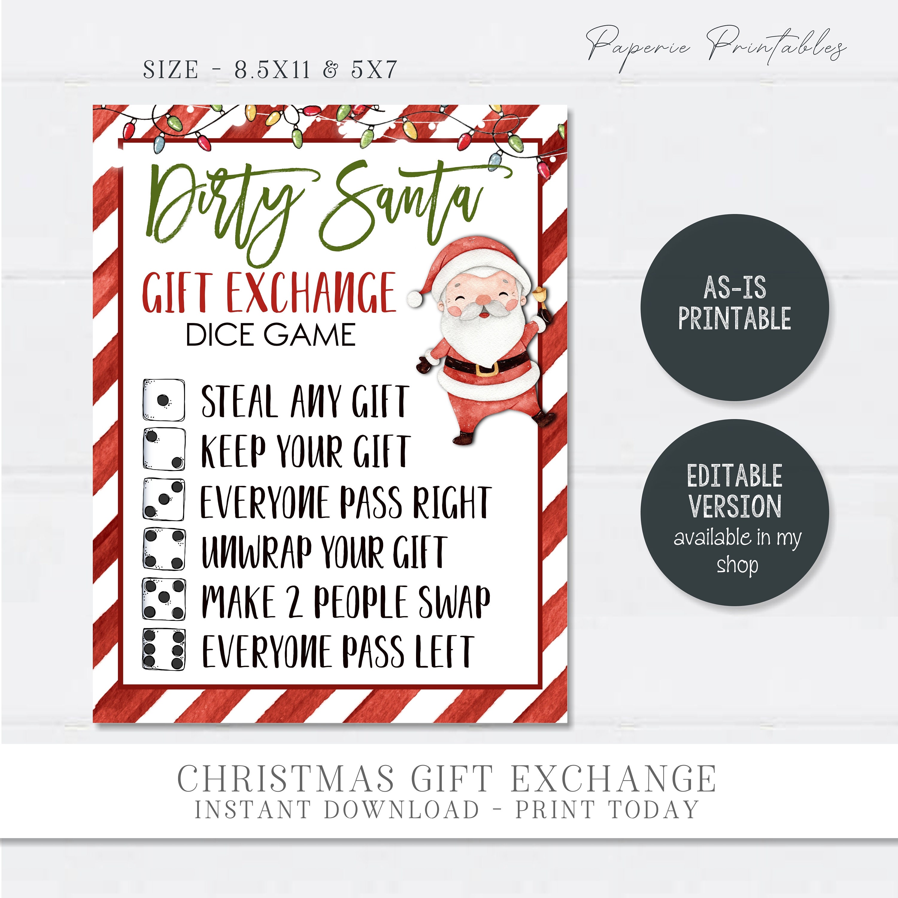 Secret Santa Rules