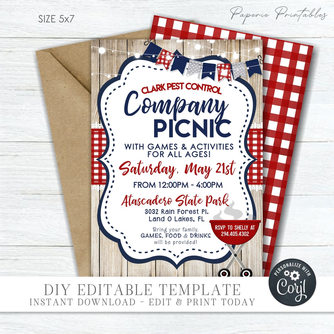 Company Picnic Invitation Template Company Picnic Invitation Template