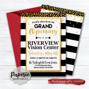 Grand Opening Party Invitation Company Party Invitation Grand Opening ...