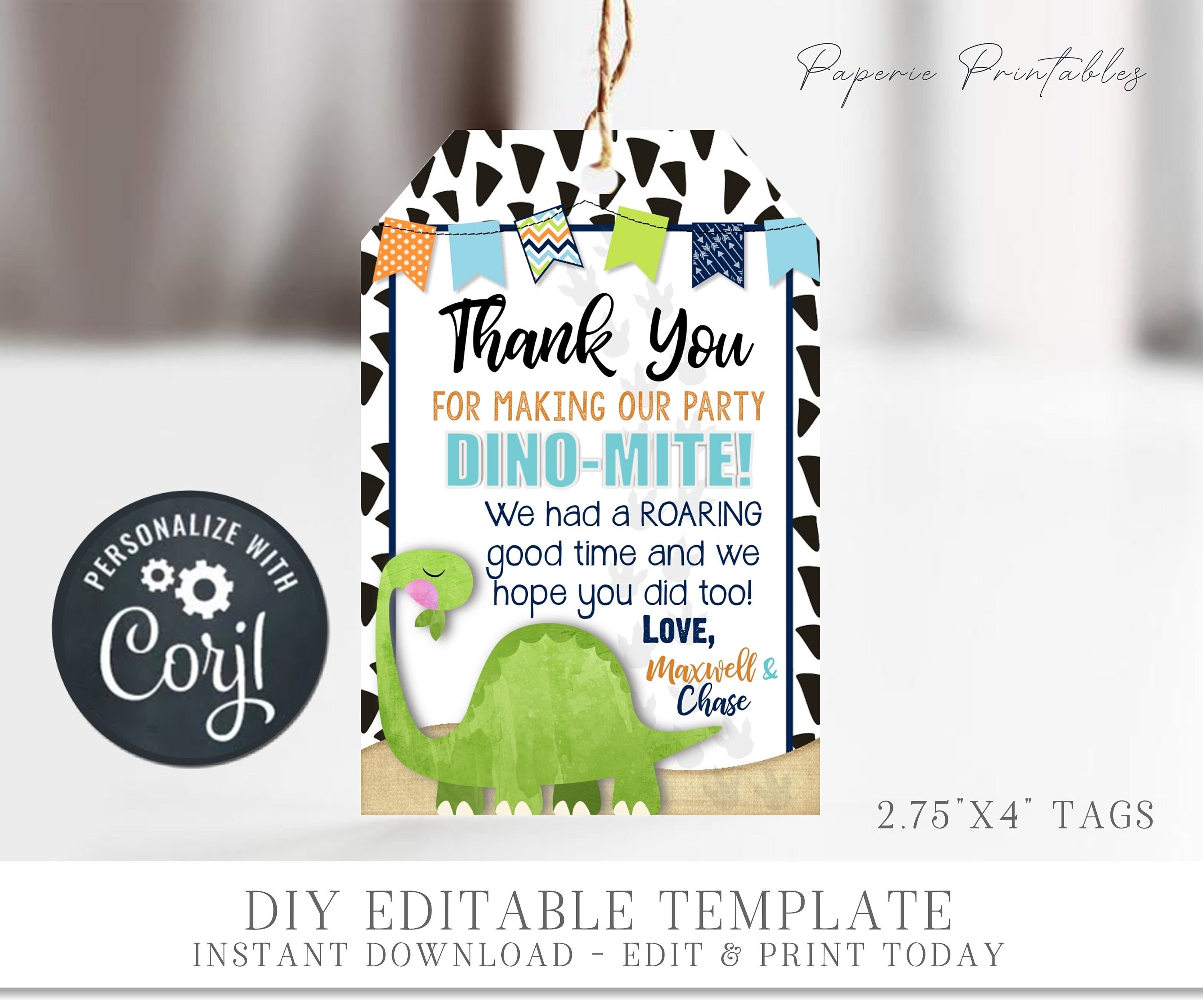 Dino-mite Dinosaur Party Games Printable for Young Kids