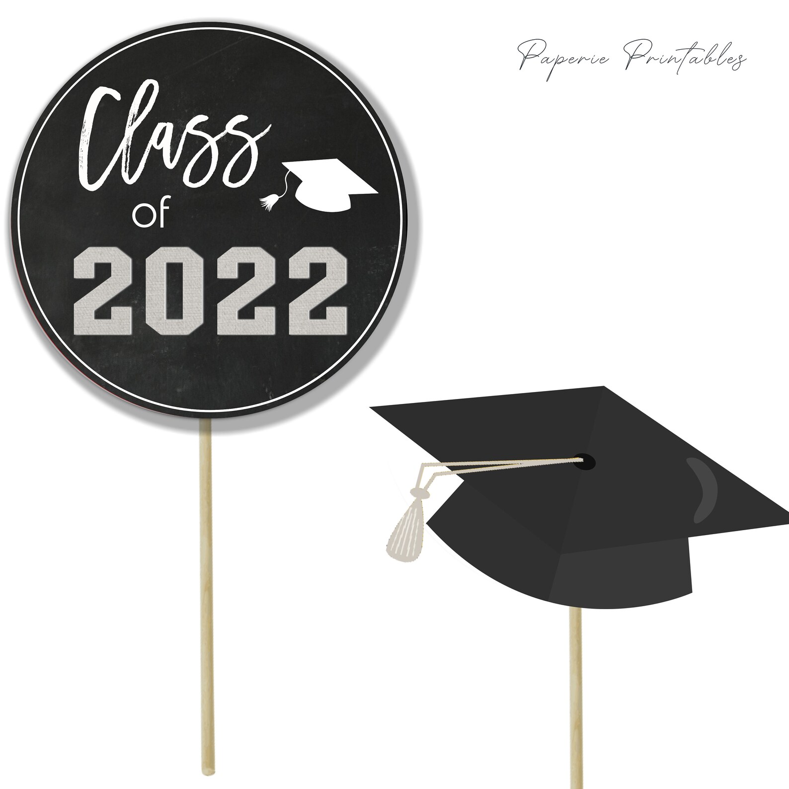 EDITABLE Graduation Decorations 2023 Class of 2023 Etsy