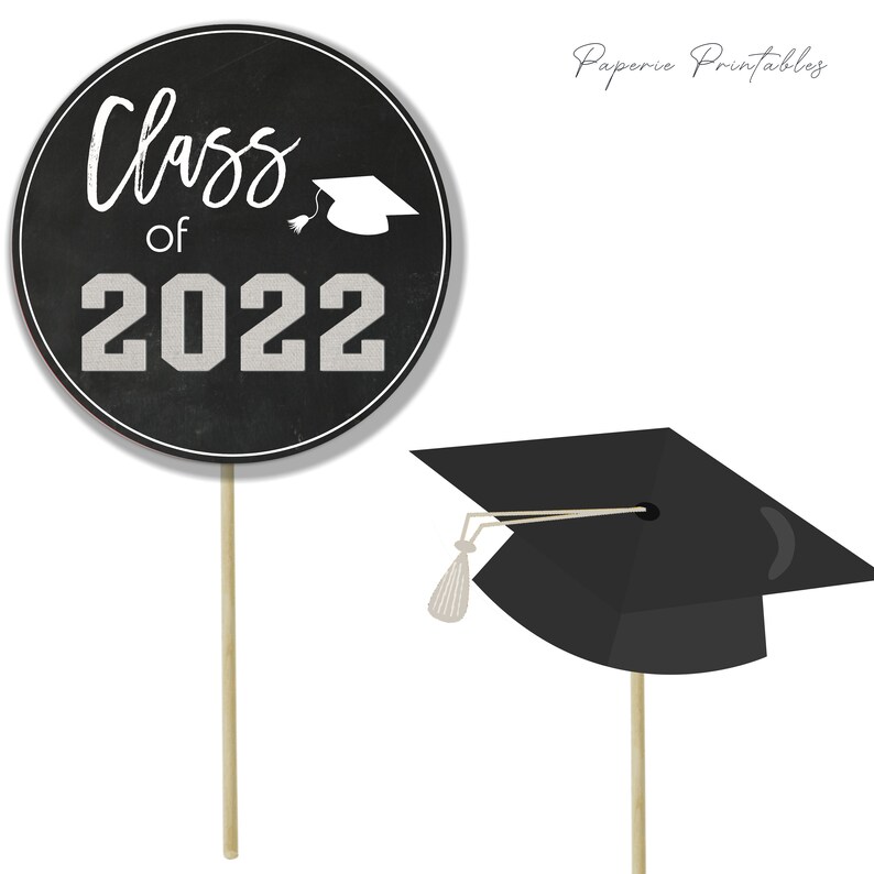 EDITABLE Graduation Decorations 2023 Class of 2023 Etsy