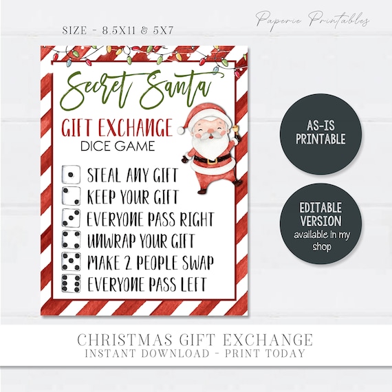 Secret Santa Rules Official Rules