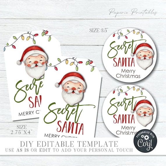 Christmas Gift Tags  Blank Gift Tags Graphic by