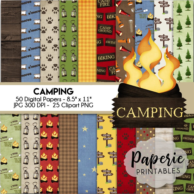 Camping Scrapbook - Etsy