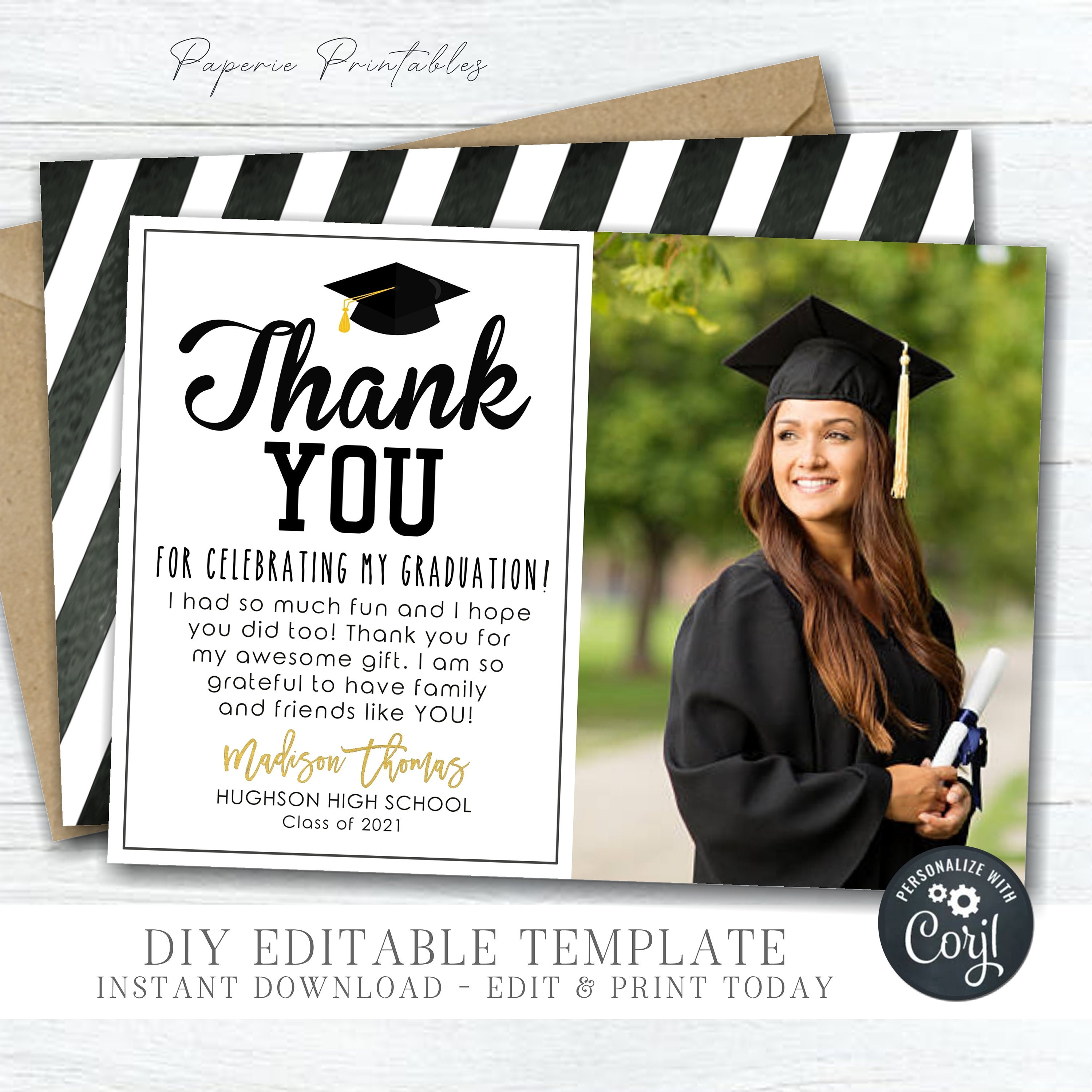 editable-graduation-thank-you-card-gold-foil-thank-you-etsy