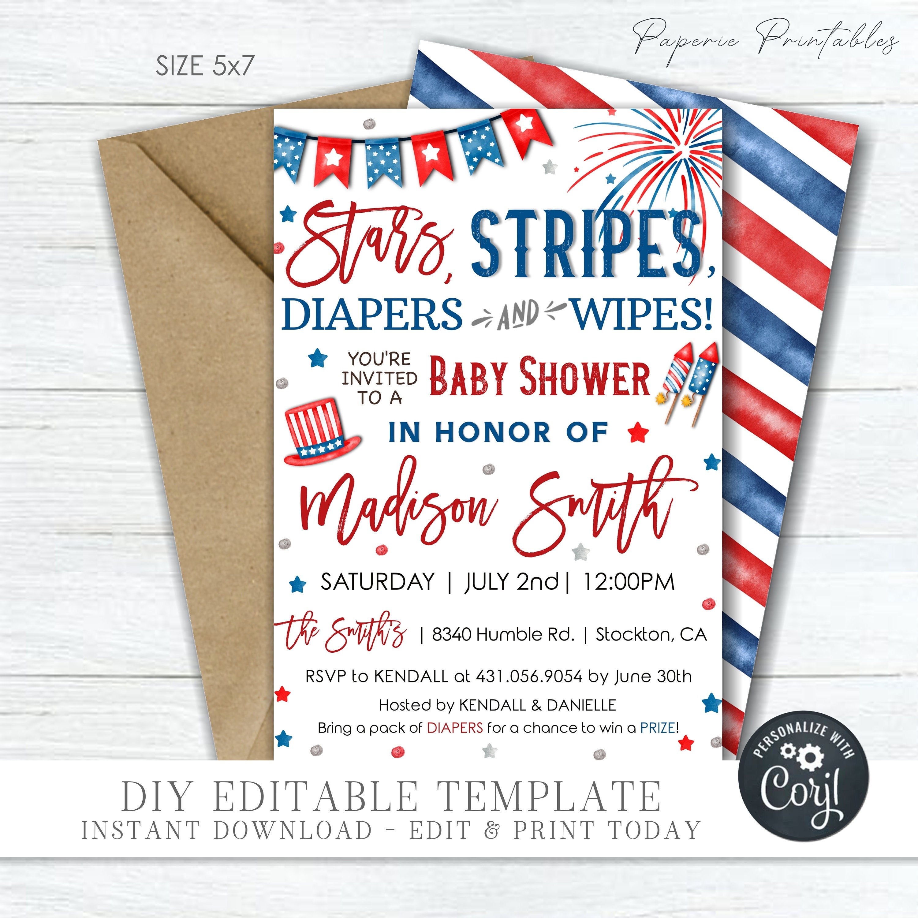 4th July Baby Shower